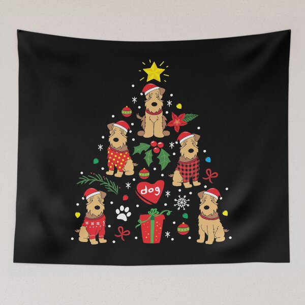 Item preview, Soft Coated Wheaten Dog Christmas Ornament Tree designed and sold by rafaeltto.