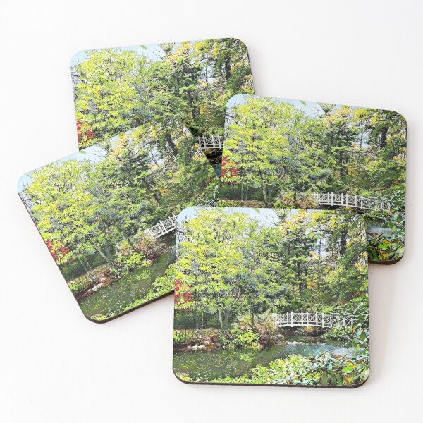 Item preview, Decorative Bridge in Autumn Park designed and sold by Susan Savad.