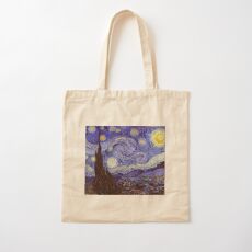 Vincent Van Gogh Starry Night Cotton Tote Bag