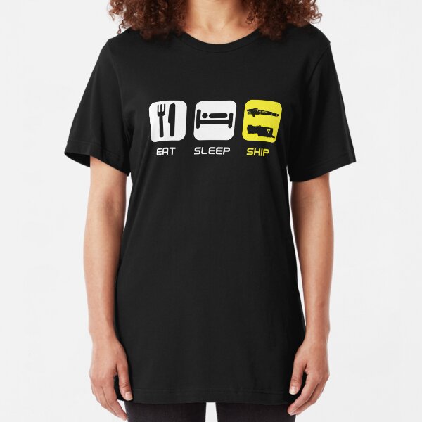EAT. SLEEP. SHIP. Slim Fit T-Shirt