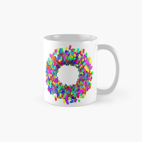 Aperçu de l'œuvre Joyful Particles Letter "O" créée et vendue par Chya.