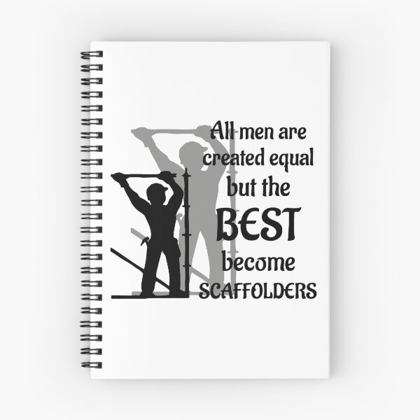 Item preview, Scaffolder; All men are equal; designed and sold by StickerApe.