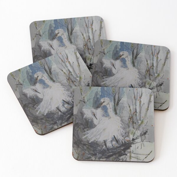 Item preview, Nesting Egrets designed and sold by Margaret Watkins.