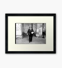 1984 - berlin east: tee vor der neuen wache Framed Print