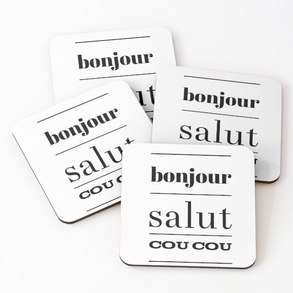Item preview, Bonjour, Salut, Cou Cou. designed and sold by DavJen.