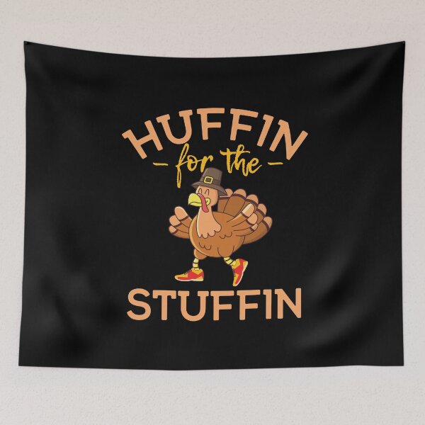 Item preview, Huffin for the Stuffin - Funny Thanksgiving Race Shirt designed and sold by bkfdesigns.
