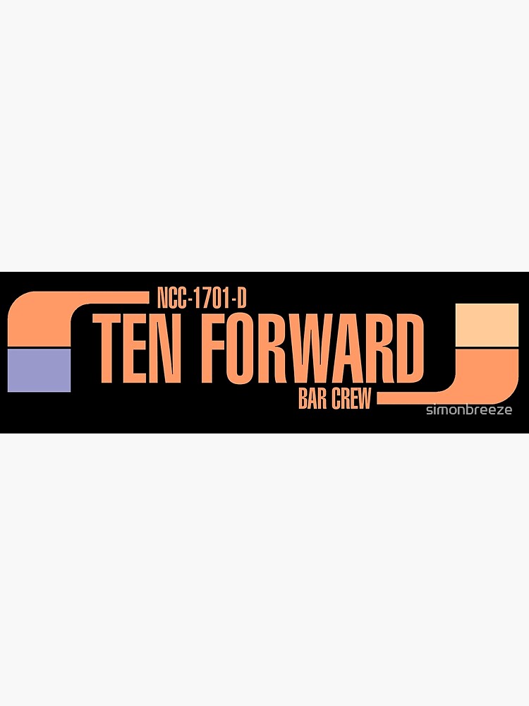 Thumbnail 3 of 3, Photographic Print, Ten Forward Bar Crew NCC 1701-D designed and sold by simonbreeze.