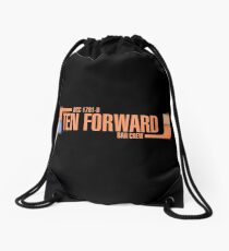 Ten Forward Bar Crew NCC 1701-D Drawstring Bag