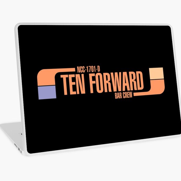 Ten Forward Bar Crew NCC 1701-D Laptop Skin