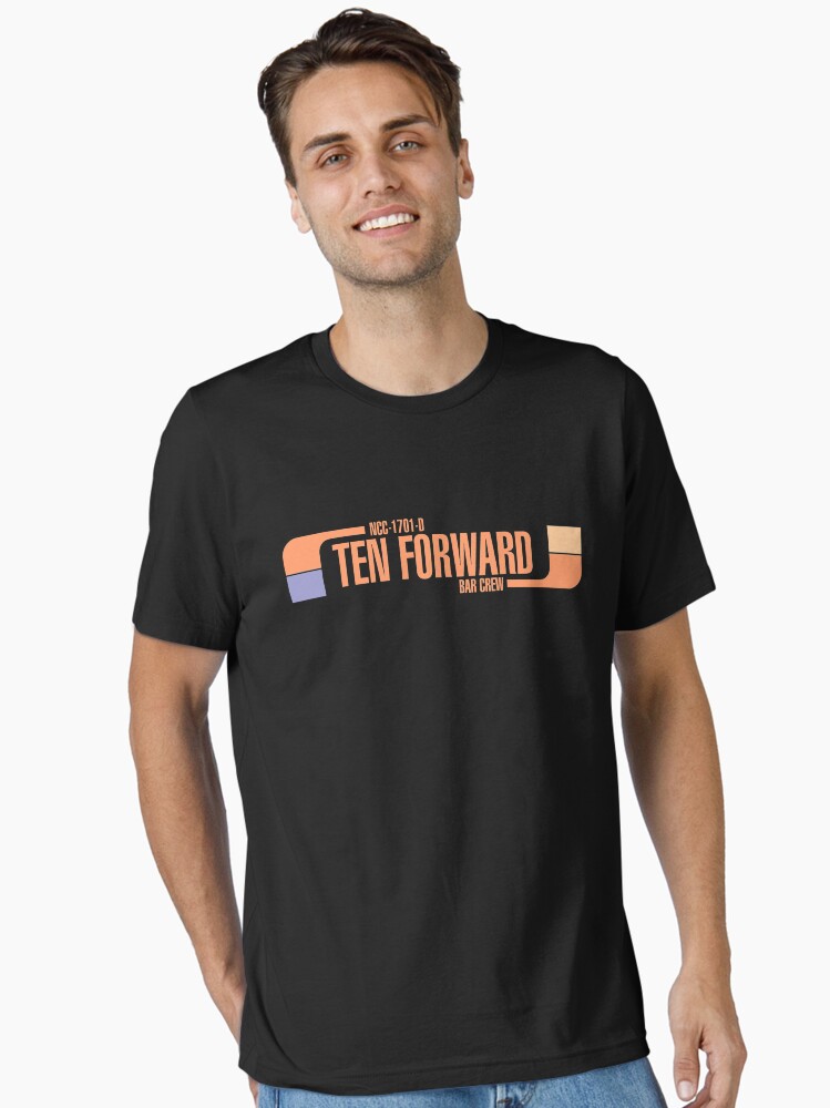 Thumbnail 2 of 7, Essential T-Shirt, Ten Forward Bar Crew NCC 1701-D designed and sold by simonbreeze.