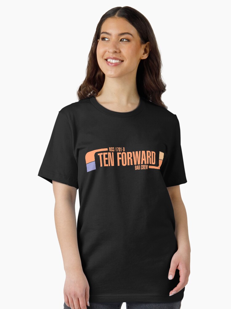 Thumbnail 1 of 7, Essential T-Shirt, Ten Forward Bar Crew NCC 1701-D designed and sold by simonbreeze.