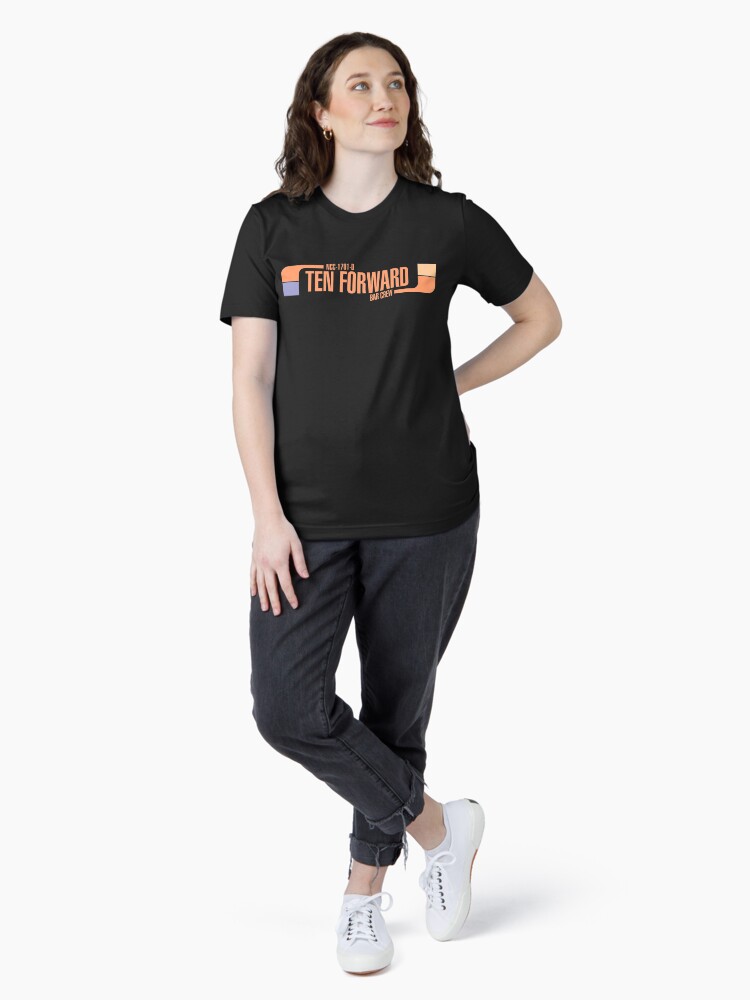 Thumbnail 4 of 7, Essential T-Shirt, Ten Forward Bar Crew NCC 1701-D designed and sold by simonbreeze.