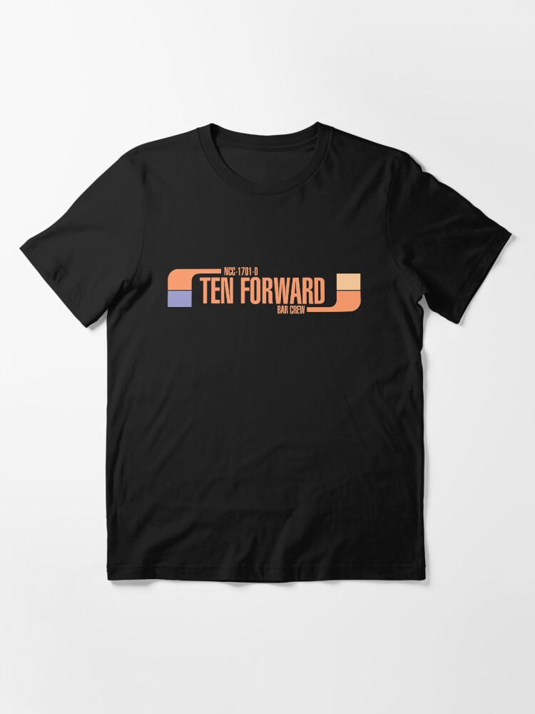 Thumbnail 3 of 7, Essential T-Shirt, Ten Forward Bar Crew NCC 1701-D designed and sold by simonbreeze.