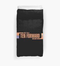 Ten Forward Bar Crew NCC 1701-D Duvet Cover