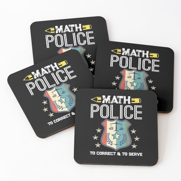 Item preview, Math Police To Correct And To Serve Math School Teacher Gift designed and sold by Dressed For  Duty.