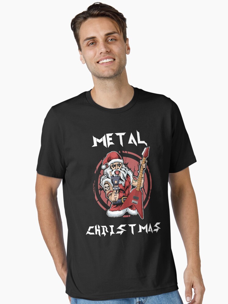 Camiseta esencial for Sale con la obra «Heavy Metal Navidad