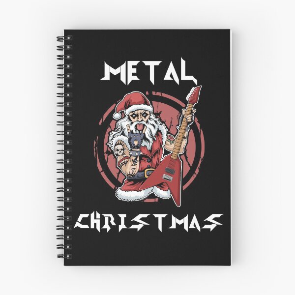 Item preview, Heavy Metal Christmas Metalhead Santa Rock Horns Death Metal designed and sold by DSWShirts.