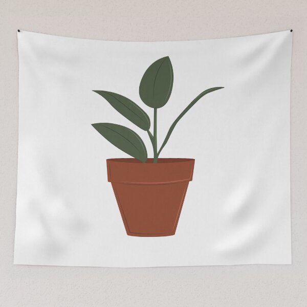 Item preview, Tall Leafy Potted House Plant designed and sold by elmma design.