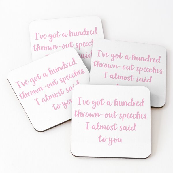 Item preview, a hundred thown out speeches (pink version) designed and sold by hipsterswift.