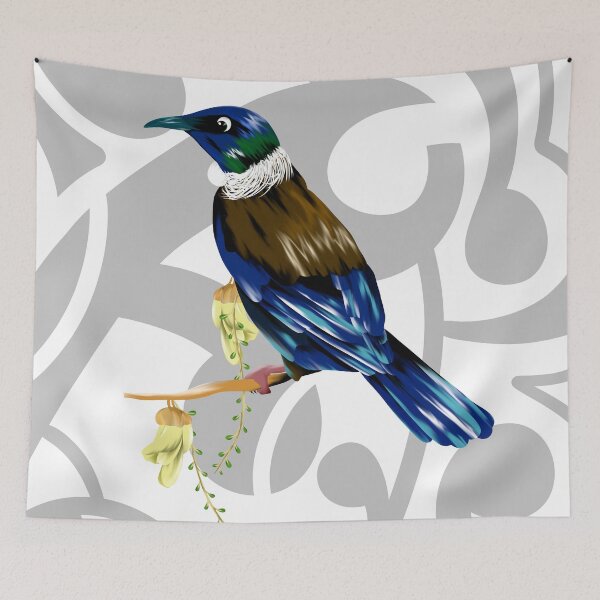 Artikelvorschau, Tui Neuseeland Vogel entworfen und verkauft von piedaydesigns.