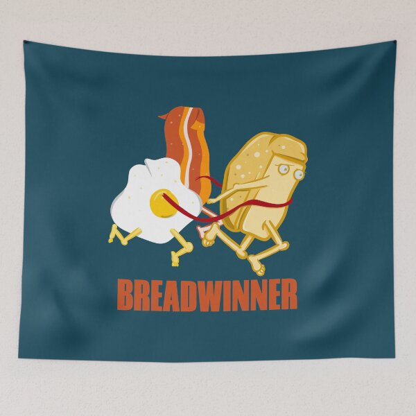 Item preview, Breadwinner funny cartoon designed and sold by piedaydesigns.