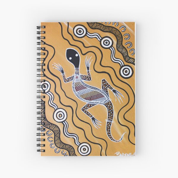 Item preview, Authentic Aboriginal Art -  Goanna/Lizard designed and sold by HogarthArts.
