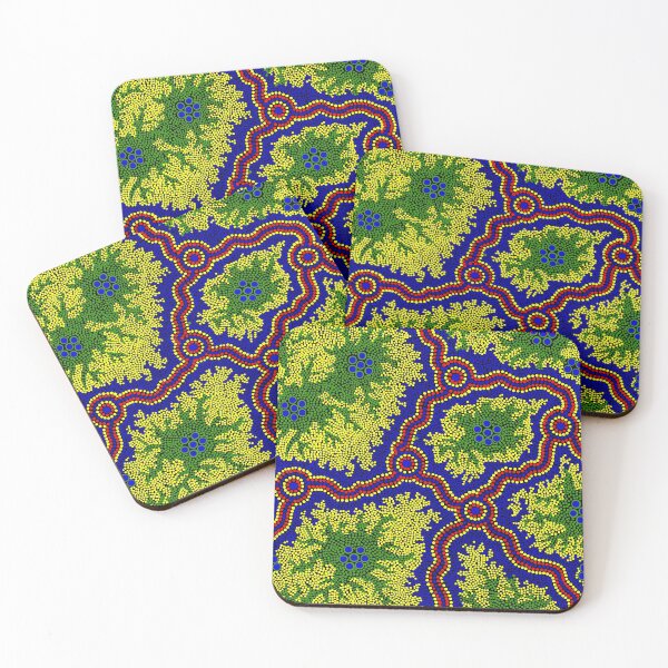 Item preview, Authentic Aboriginal Art - Grasslands designed and sold by HogarthArts.