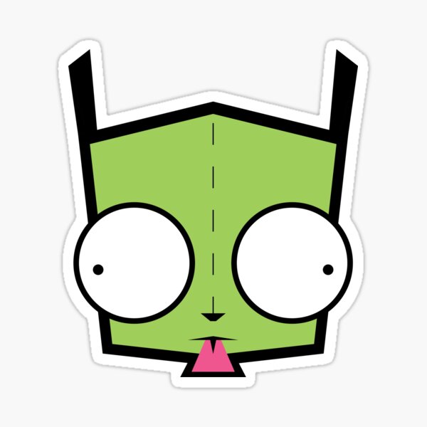 Invader Zim Gir Graphic Sticker