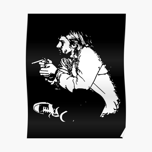Kurt Cobain - Chillin Poster