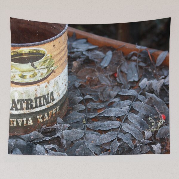 Item preview, Coffee Jar and Frosty Leaves designed and sold by Niina  Niskanen.