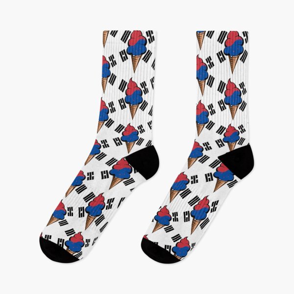 Item preview, South Korea flag ice cream designed and sold by piedaydesigns.