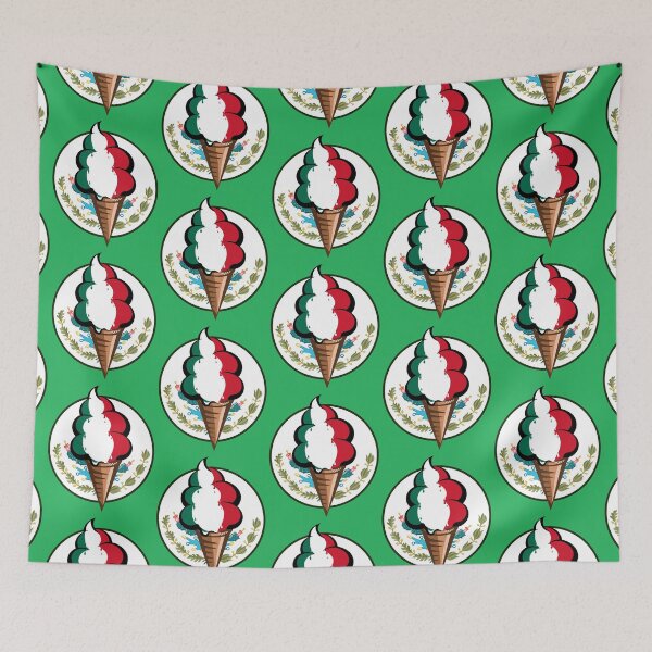 Item preview, Mexico flag funny ice cream designed and sold by piedaydesigns.