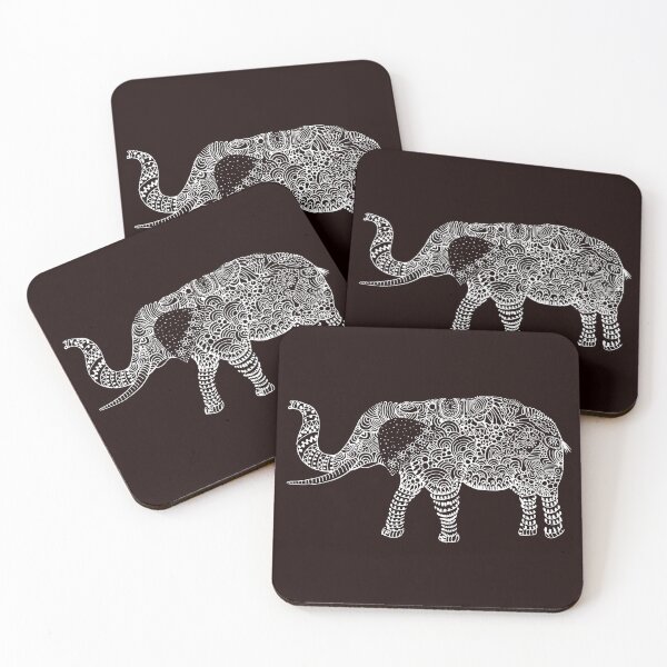 Item preview, WHITE LACE ELEPHANT designed and sold by Eve Kennedy (HEART2ARTS).