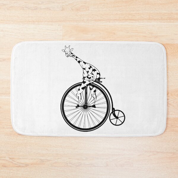 Item preview, Giraffe Riding A Bike designed and sold by piedaydesigns.