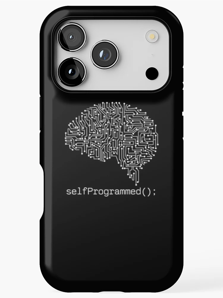 Thumbnail 1 of 4, iPhone Case, selfProgrammed() function designed and sold by ApparelFactory.