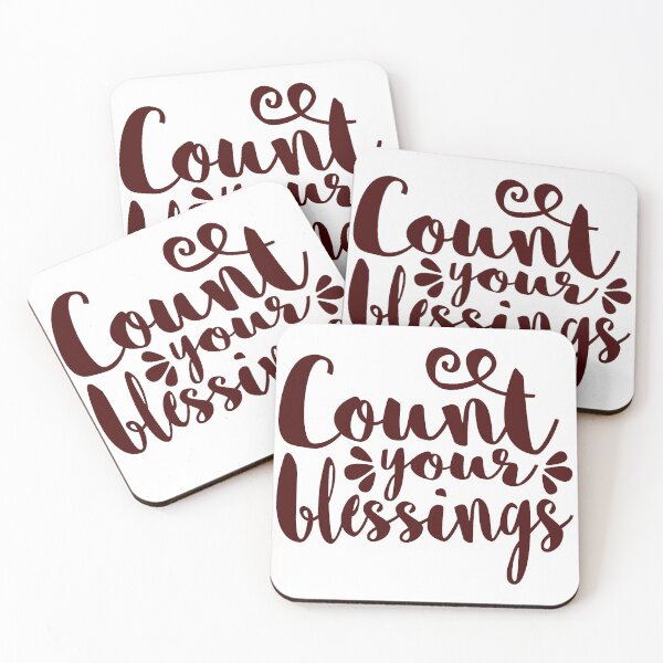 Item preview, Count Your Blessings, burgundy designed and sold by Amy Olsen.