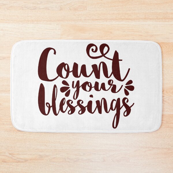 Item preview, Count Your Blessings, burgundy designed and sold by Amy Olsen.