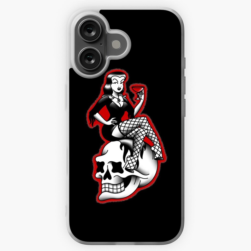 Salty-Dog American Traditional Lowbrow Femme Fatale Horror Pin-up Sticker