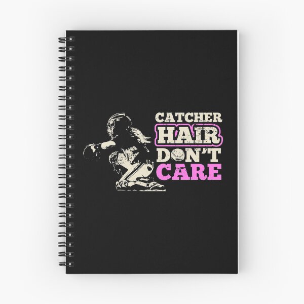 Item preview, Funny Catcher Hair Don't Care Softball Gift Idea print designed and sold by Lisbob.