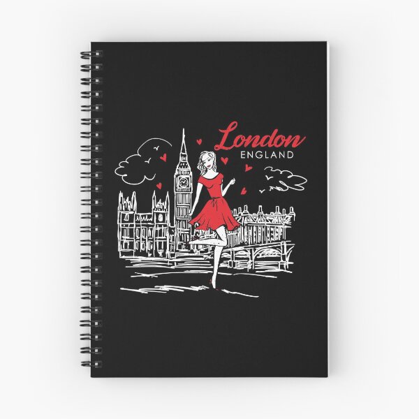 Item preview, Fun England London Vintage Souvenir Big Ben Design graphic designed and sold by Lisbob.