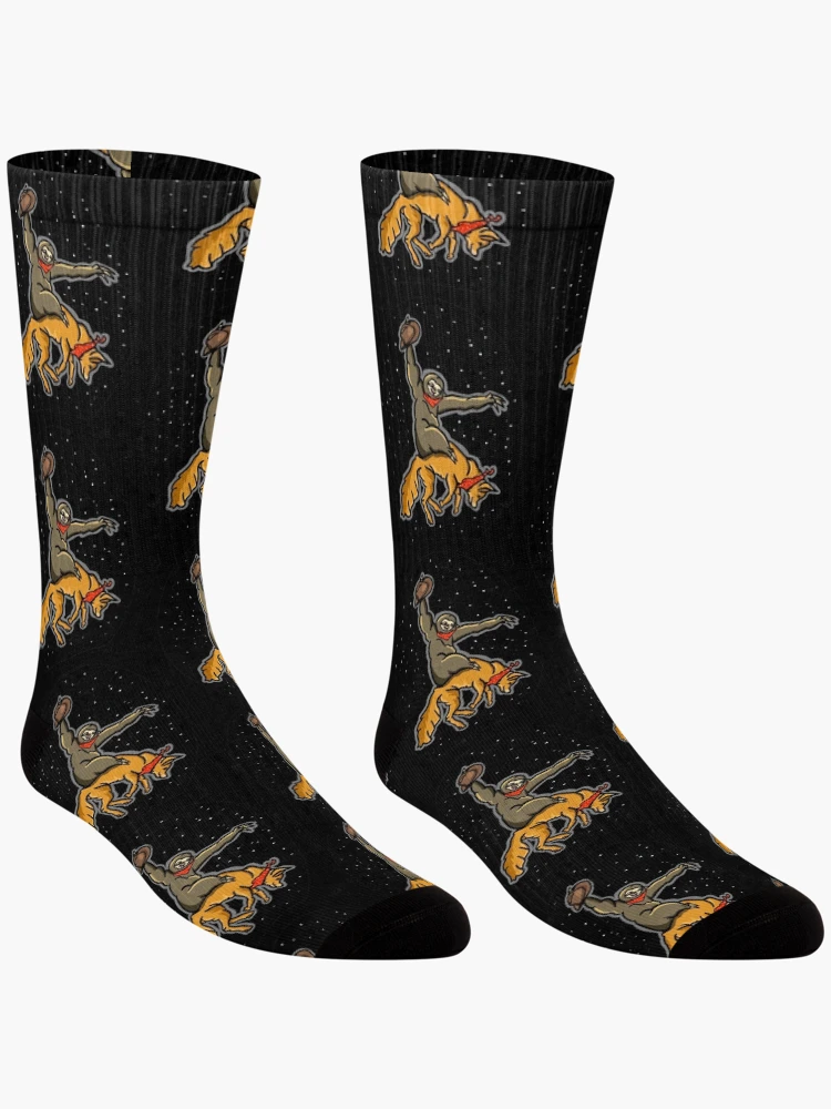 Thumbnail 3 of 5, Socks, Sloth Rodeo designed and sold by piedaydesigns.