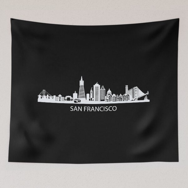 Item preview, San Francisco Skyline Art designed and sold by Elenia Design.