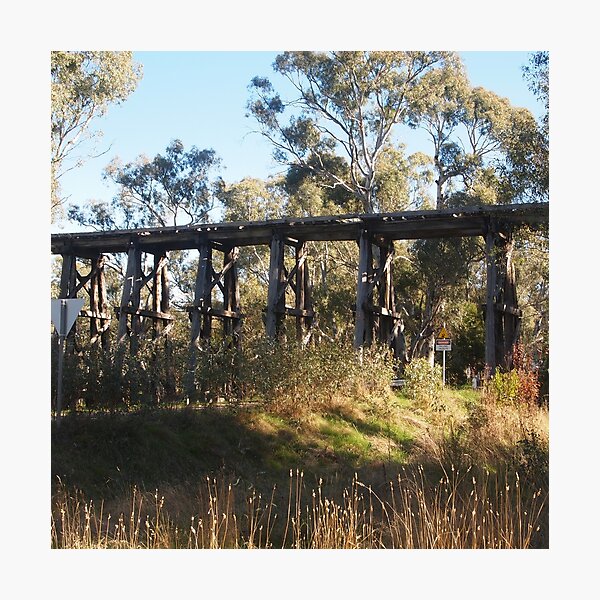Item preview, Historic Bridge at Pyalong VIC designed and sold by Margaret Watkins.
