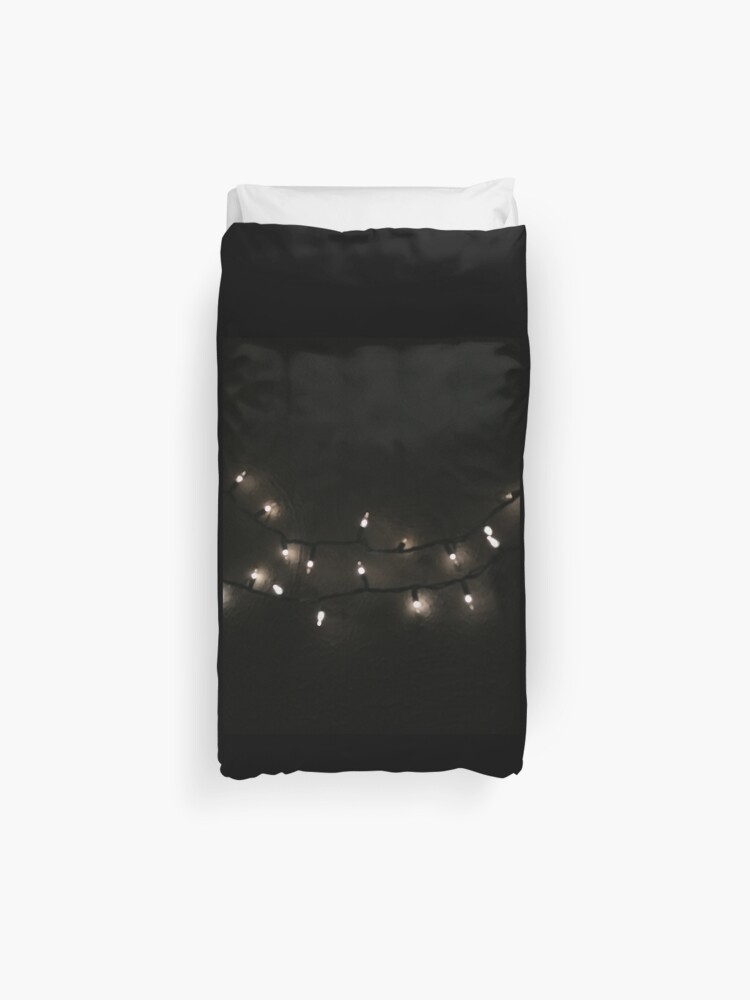 Fairy Light Aesthetic Duvet Cover By Brooklinmeri Redbubble