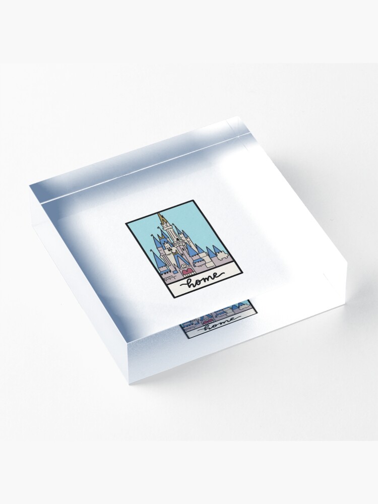 Alternate view of magic castle Acrylic Block