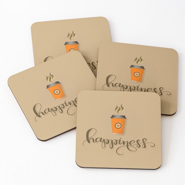 Item preview, Coffee is Happiness designed and sold by RaraWestArt.