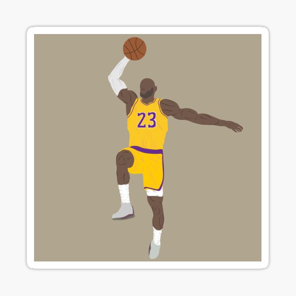 Lebron James T-ShirtLebron James Dunking 6 Lakers Essential T-Shirt for  Sale by GravaLamb