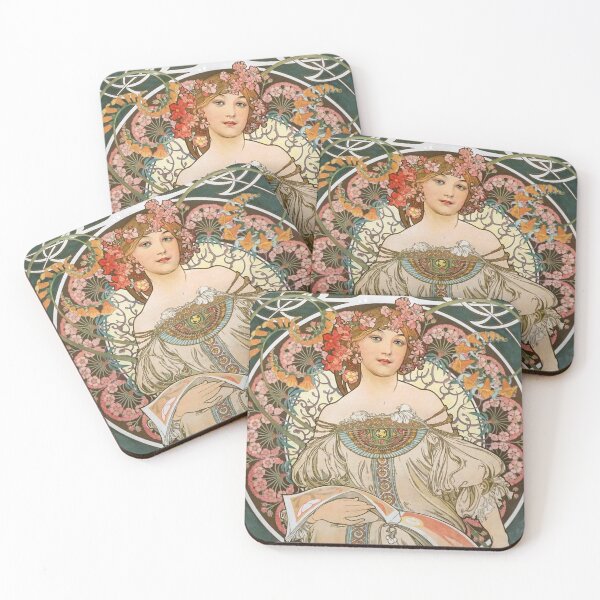 Item preview, Reverie by Alphonse Mucha 1897 designed and sold by immortalpeaches.