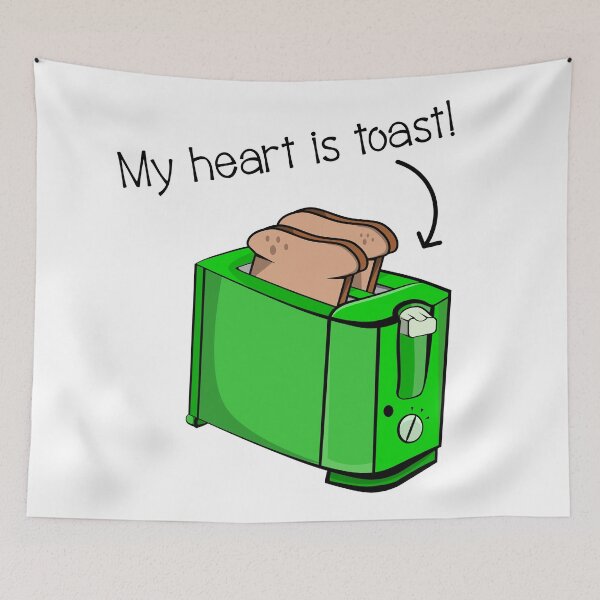 Item preview, My Heart is toast designed and sold by piedaydesigns.