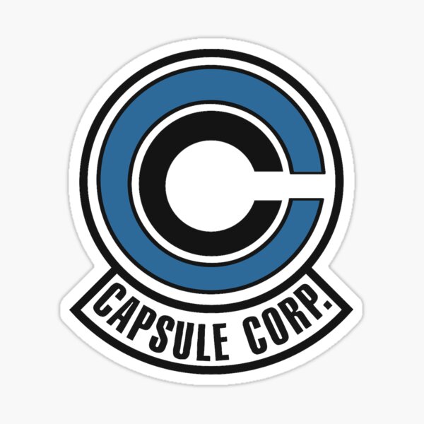 DBZ Capsule Corp Sticker Sticker